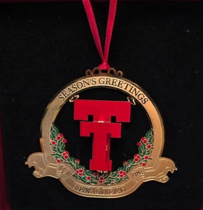 1998 Texas Tech Commemorative Christmas Ornament - Second Annual - Picture 1 of 1