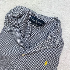 Ralph Lauren shirt men's large Custom Fit Button Down Gingham Check Long Sleeve - Picture 1 of 8