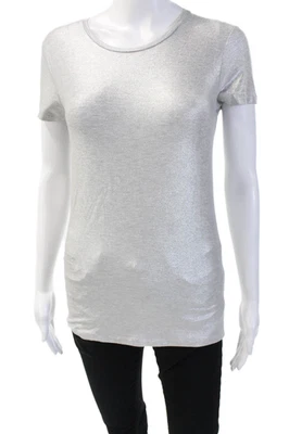 Camiseta básica gris manga corta Majestic Filatures para mujer talla 3 Foto 1 de 4