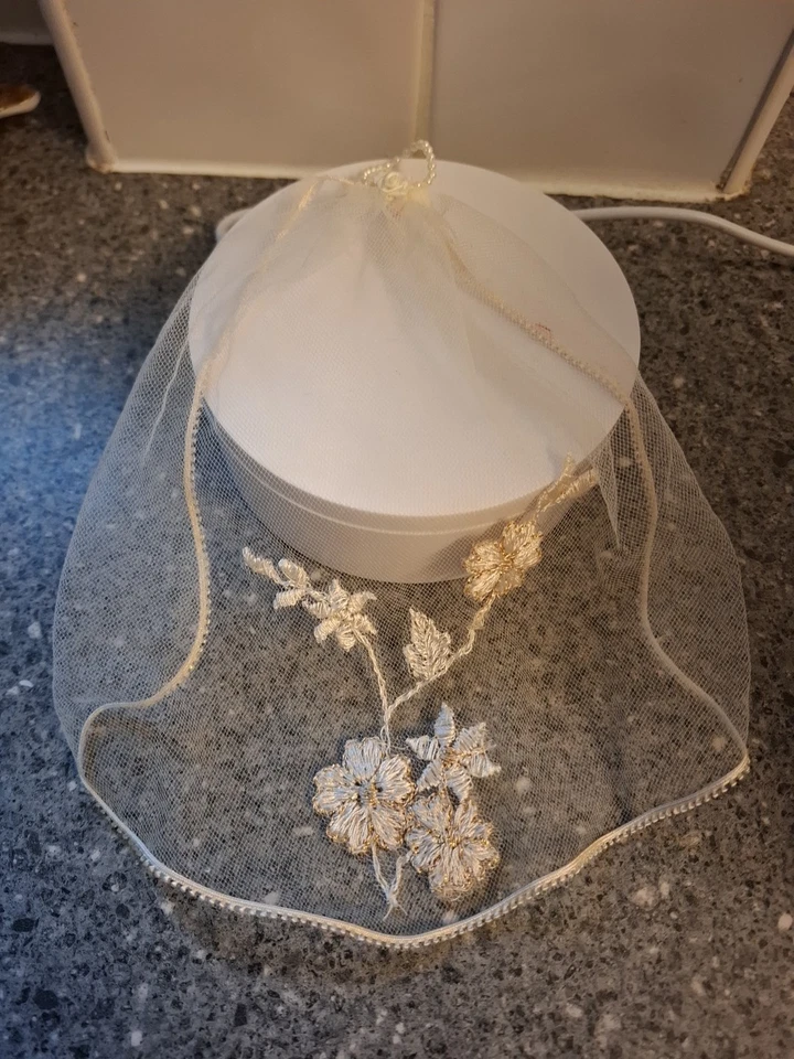 Dolls House Miniature Wedding Bridal Veil Long Perfect For Wedding Dress Shop - Image 1 of 1