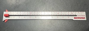 OEM Bernina Sewing Machine Measuring Accessory 6" Hem Guide Ruler cm/mm Loc#B53C - Picture 1 of 3