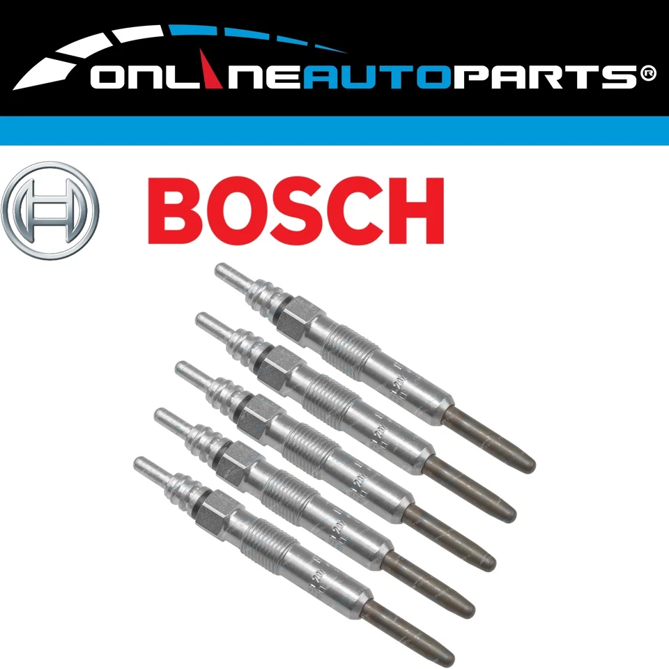 Set of 5 Bosch Glow Plugs for VW Transporter T4 2.5L ACV AUF AYC Diesel 99~04 - Image 1 of 1