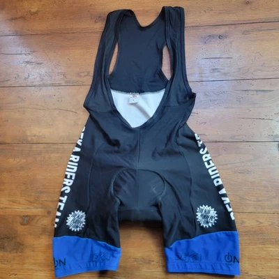 ONSport Mens Large Cycling Bibshorts Thermal 7" 16" (Hole) Thick Pad Deka Riders - Image 1 of 4