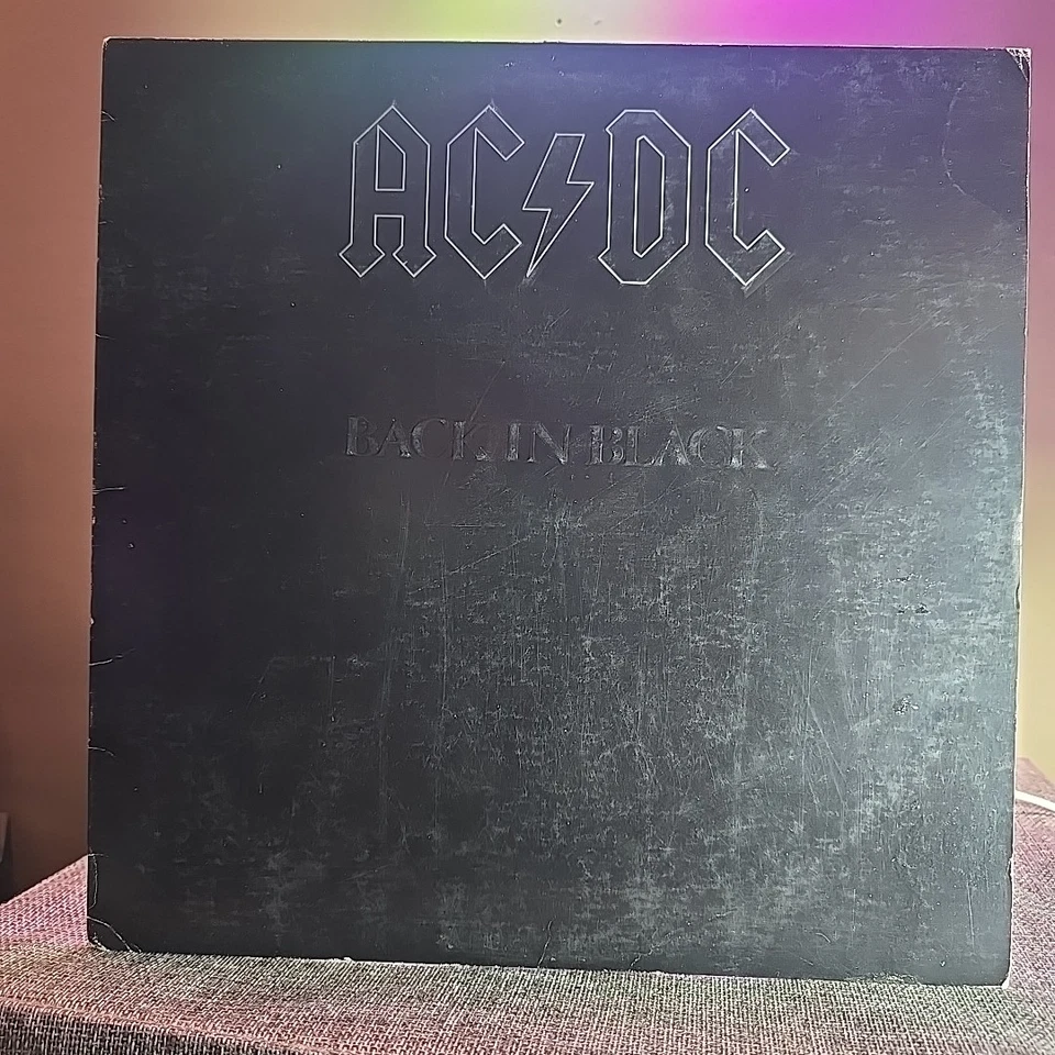 AC/DC–Back In Black–1980 Atlantic–SD 16018 Vinyl Record LP MASTERDISK RL - Image 1 of 4