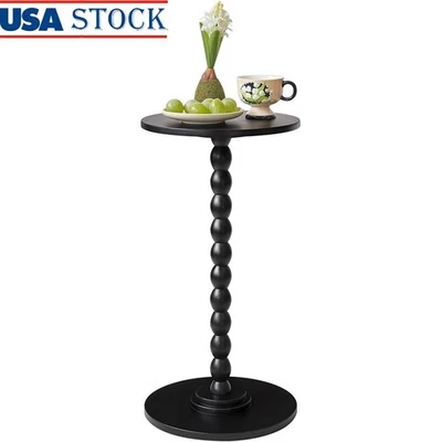 Modern Minimalist Side Table Sturdy Wood End Table Compact Design Easy Assembly - Image 1 of 4