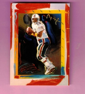 Dan Marino 1997 Topps Gallery PETER MAX ART #PM10 B657 - Image 1 of 2