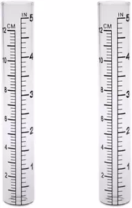 5" Rain Gauge Replacement Tube Glass for Outdoor Garden Yard Home, Best Rated 2 - Picture 1 of 12