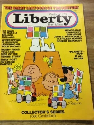 (1) Liberty Magazine PEANUTS/ Charlie Brown 1973 Lot 148 Foto 1 de 3