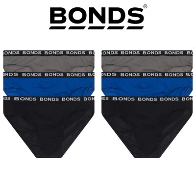 6x Bonds Hipster Briefs Comfy Big Mens Plus Size Underwear 3XL-7XL MXP83W Bulk - Image 1 of 4