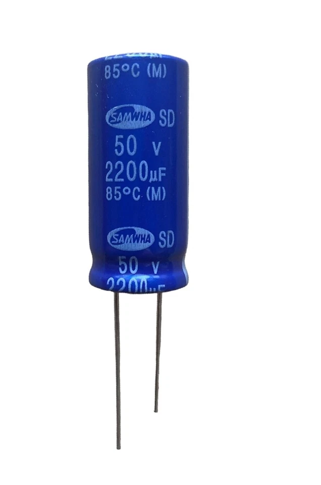 Condensateur chimique Radial 2200uF 2200µF ±20%  50V 85°C Ø16x35mm - Photo 1/1