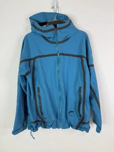 Outdoor Research Jacket Women’s XL Jacket Hood Pockets Full Zip Blue FLAW - Picture 1 of 16
