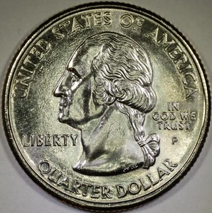 2000-P 25C New Hampshire 50 States Quarter - Picture 1 of 2