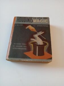 Vintage Magic Book - Houdinis Big Little Book Of Magic , Copyright 1927