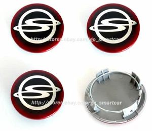 4pcs three circle Red color Wheel Cap for 2022 2023 SsangYong Torres - Picture 1 of 2
