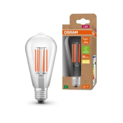 OSRAM E27 EDISON besonders effizientes LED Leuchtmittel leistungsstark 4W = 60W - Bild 1 von 4