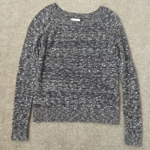 Lou & Grey Sweater Womens Small Gray/Blue Lightweight Pullover Casual Knit Top - Picture 1 of 9