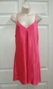 Para mujer Camisón Grande Vintage Rosa Fucsia Mezclado Color Sin Mangas - Imagen 1 de 5
