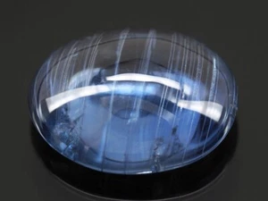NATURAL MINE - UNHEATED CABOCHON MEDIUM BLUE SAPPHIRE 5.22 CTS. - Picture 1 of 3