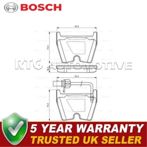 Bosch Front Brake Pads Set Fits Audi A4 R8 A5 A6 VW Phaeton Lamborghini Gallardo - Picture 1 of 9
