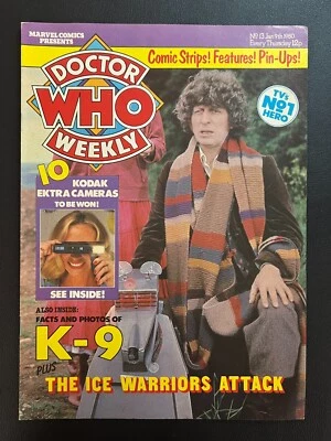 January 9th 1980 Doctor Who Weekly Magazine #10 BBC UK MCU w/Fourth Doctor VTG! - Image 1 of 3
