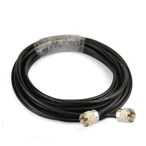 Bingfu Cable UHF PL259 Male to PL-259 Male RG58 10ft for CB VHF UHF Ham Radio - Zdjęcie 1 z 4