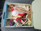 Barbie With Lot Of Vintage Barbie Clothing/Accessories? Dolls ? 1953 With Case