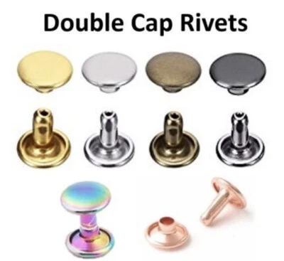 6mm Rainbow Double Cap Rivets - Image 1 of 4