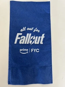 Amazon Prime Fallout TV Show FYC 2024 Promo Merch Collectible Napkin - Picture 1 of 1