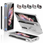 Fit Für Samsung Galaxy ZFold3 Klapp Magnetverschluss Scharnier Halter Case Cover