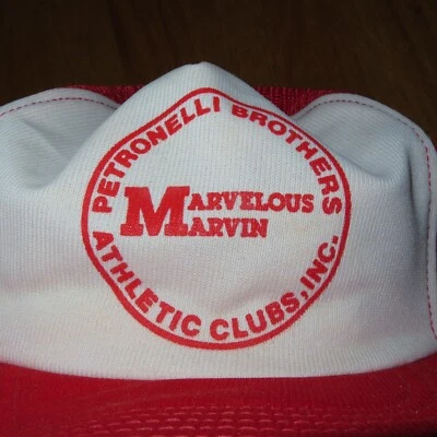 Rare HAGLER Boxing MARVELOUS MARVIN Athletic Club Adjustable Snap Back Mesh Cap - Image 1 of 4