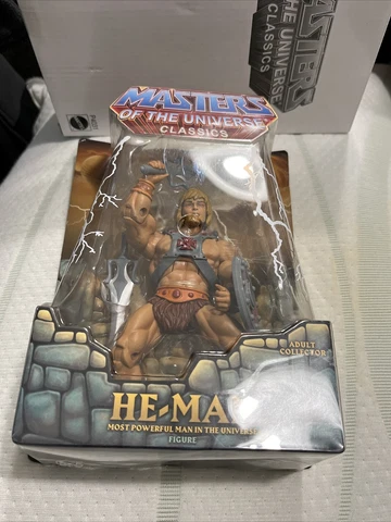 Masters of The Universe MOTU Classics He-Man w/ Mailer MIB New Cover