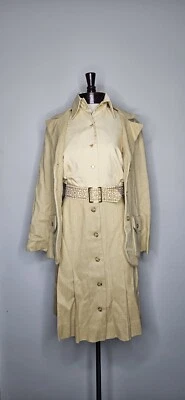 Vinatge 1960s California Girl Tweed Dress Suit With Embroidered Belt Size Medium - Image 1 of 4