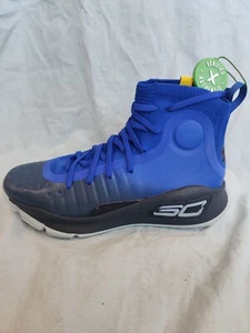 Under Armour Curry 4 Team Royal 2017 Size 8 RARE DEADSTOCK - Picture 1 of 14