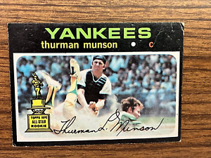 1971 Topps #5, THURMAN MUNSON, New York Yankees, VG or better
