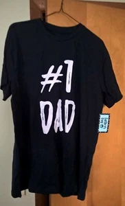 #1 Papa T-Shirt dunkelblau American Crown Geschenk für Väter, Geburtstag Neu Gr: L - Bild 1 von 1