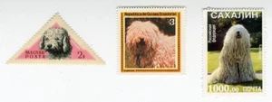 KOMONDOR COLLECTION OF DOG POSTAGE STAMPS FROM VARIOUS COUNTRIES - Picture 1 of 1