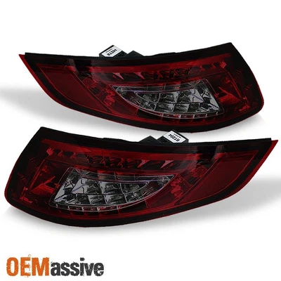 Se adapta a 05-08 Porsche 911 997 Carrera 4/S/4S Rojo Ahumado Completo LED Luces Traseras Lámparas Foto 1 de 4