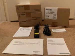 New Toshiba 45W 19V 2.37 AC Adapter Toshiba PA3822U-1ACA Dynabook Genuine - Picture 1 of 7