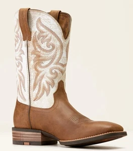 Herren 10 D Ariat 10047023 Steinschleuder SMARTLITE Eckige Zehe ATS EH Cowboystiefel - Bild 1 von 6