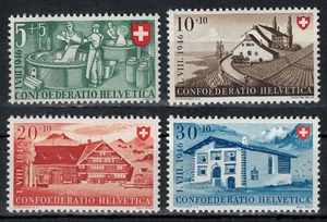 SVIZZERA 1946 Pro Patria 4v MNH** - Picture 1 of 1