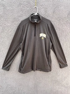 Champion Oregon Ducks Gray 1/4 Zip Pullover Extra Large XL Standard Fit - Picture 1 of 16