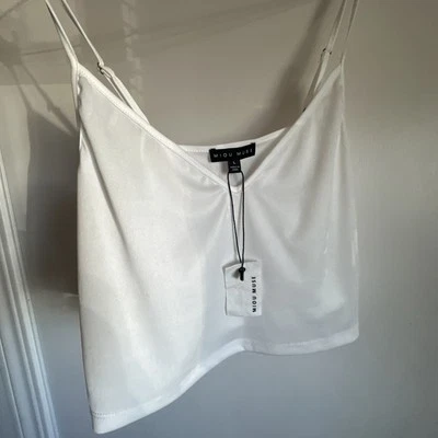 Miou muse Sapphire Sheer Top With Living Large White  - Image 1 of 4