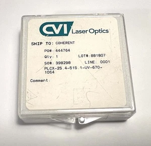 CVI  PLCX Lens 1000mm FL Ø25.4 BBAR 670-1064nm YAG sealed Fused silica - Picture 1 of 2