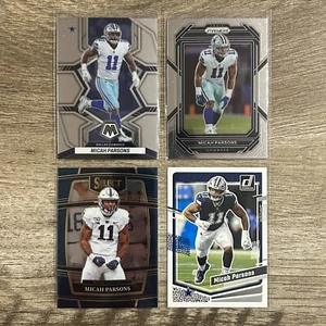 Micah Parsons 2022-23 Panini Mosaic Prizm Select Draft Donruss Card Set Cowboys - Picture 1 of 4