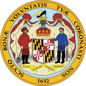 Maryland State Seal Coat of Arms VINYL Laptop Car WINDOW Bumper STICKER DECAL - Picture 1 of 1