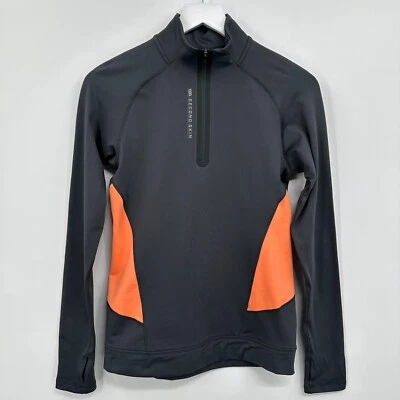 Second Skin Cold Weather Compression Top Pullover Sweatshirt Medium 1/4 Zip New - Image 1 of 4