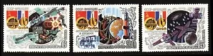 RUSSIA USSR SPACE co-operation w/ FRANCE full MNH set 1982 #5059-61 Mi 5190-2 - Picture 1 of 1