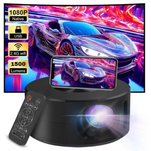Portable Projector Android WIFI Home Theater Cinema Projector 1080P Video Mini