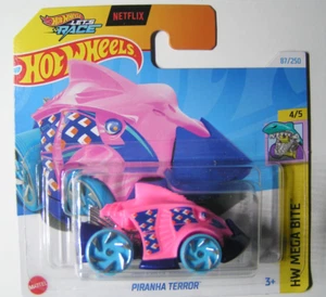 Hot Wheels Let's Race - Piranha Terror - Netflix - HW Mega Bite 2024 - HTD60 - Foto 1 di 2
