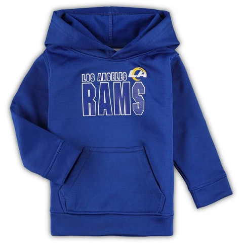 Los Angeles Rams Youth Kids Hoodie Jacket Pullover Large 12/14 LA NFL Football L Cover